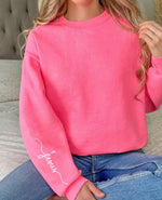 Jesus (on sleeve) Sweatshirt