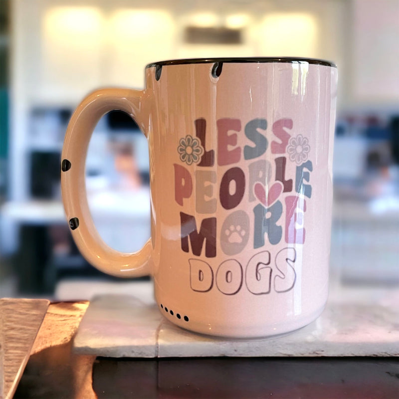 Less People More Dogs Mug