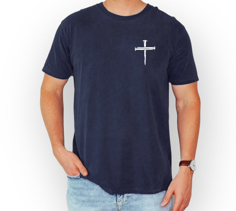 Iron Sharpens Iron Christian Tee • Proverbs 27:17