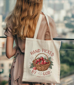 Hand Picked By God Tote • Strawberries