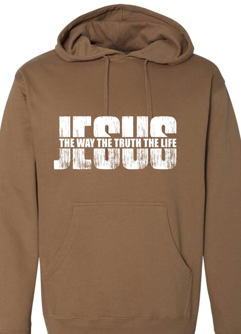 JESUS - Way Truth Life Hoodie