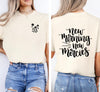 New Morning New Mercies Tee (front morning glory)