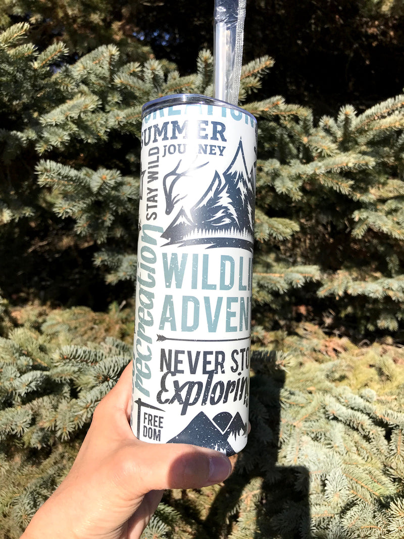 Adventure Tumbler | Camping/Hiking/Outdoors