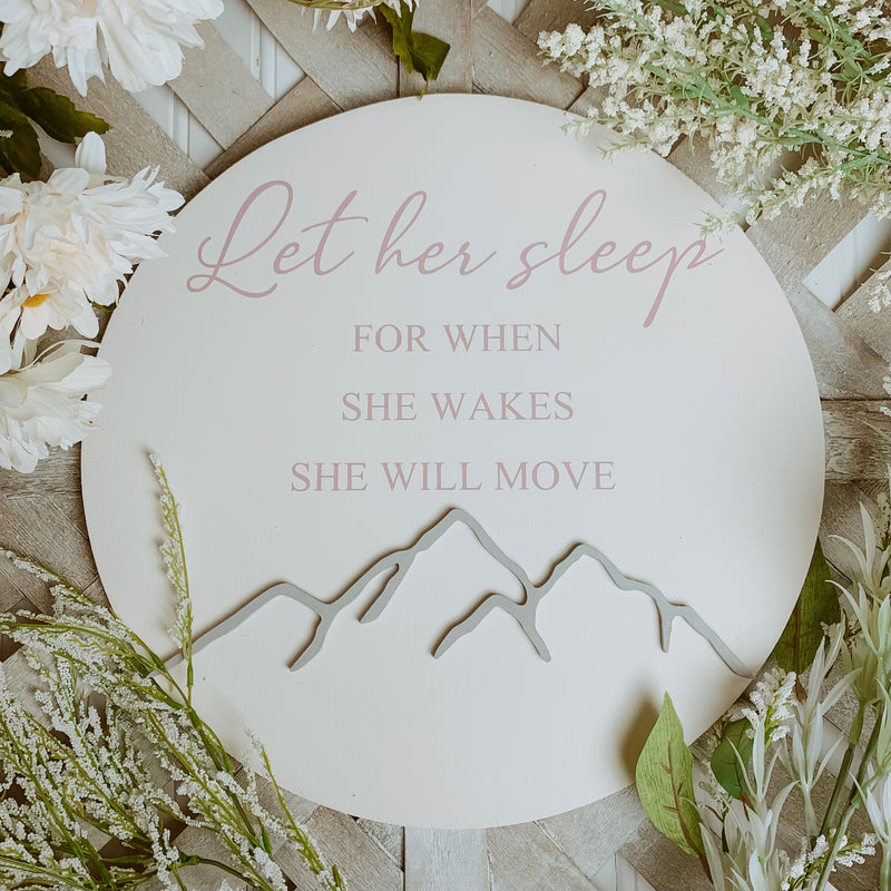 Move Mountains Wood Round