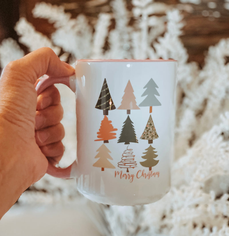 Vintage Tree | Merry Christmas Mug